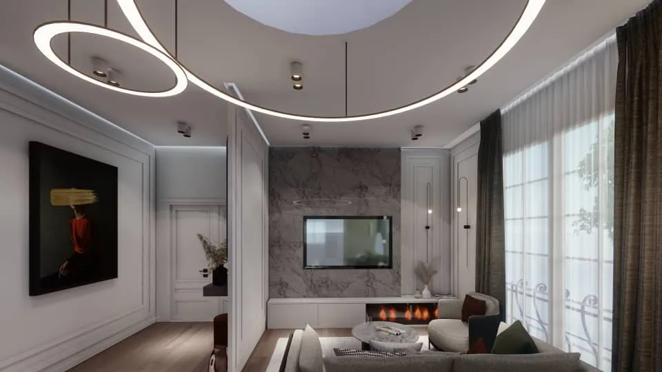 معلم ديكورات جبس بورد مضمون من الريادة الاستشارات الهندسية 